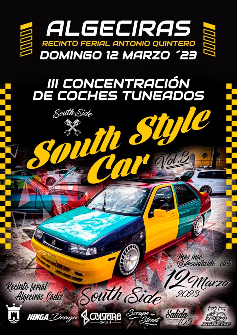 El Recinto Ferial de Algeciras acogerá el 12 de marzo la ‘III South Style Car’