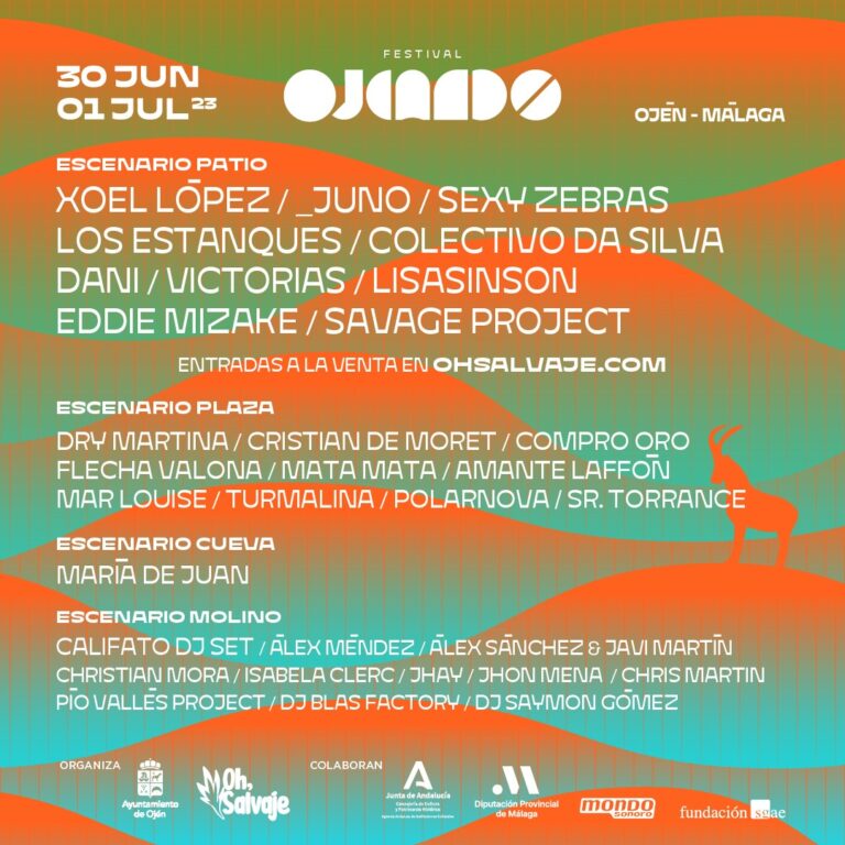Xoel López, _Juno y Sexy Zebras encabezan el cartel de OJEANDO Festival 2023