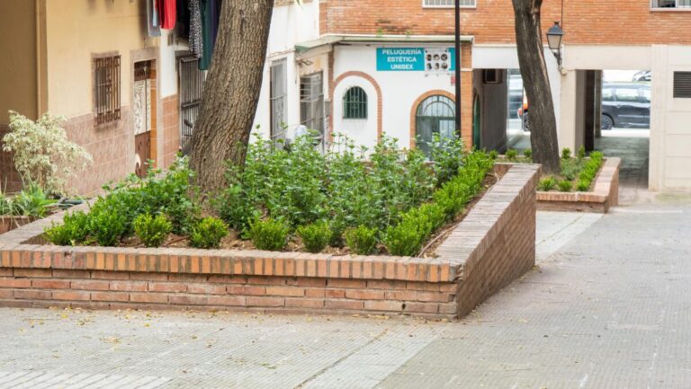 Marbella renueva jardinería de pasajes Salvador Allende y Simón Bolívar